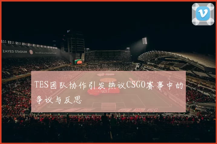 TES团队协作引发热议CSGO赛事中的争议与反思