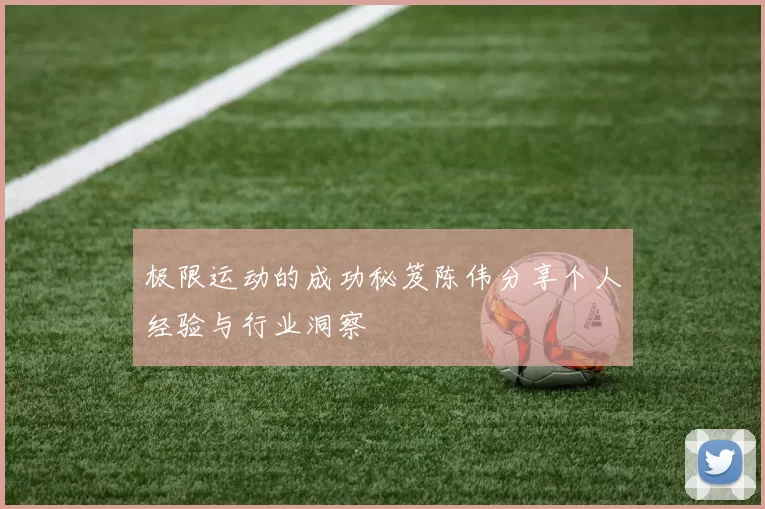 极限运动的成功秘笈陈伟分享个人经验与行业洞察
